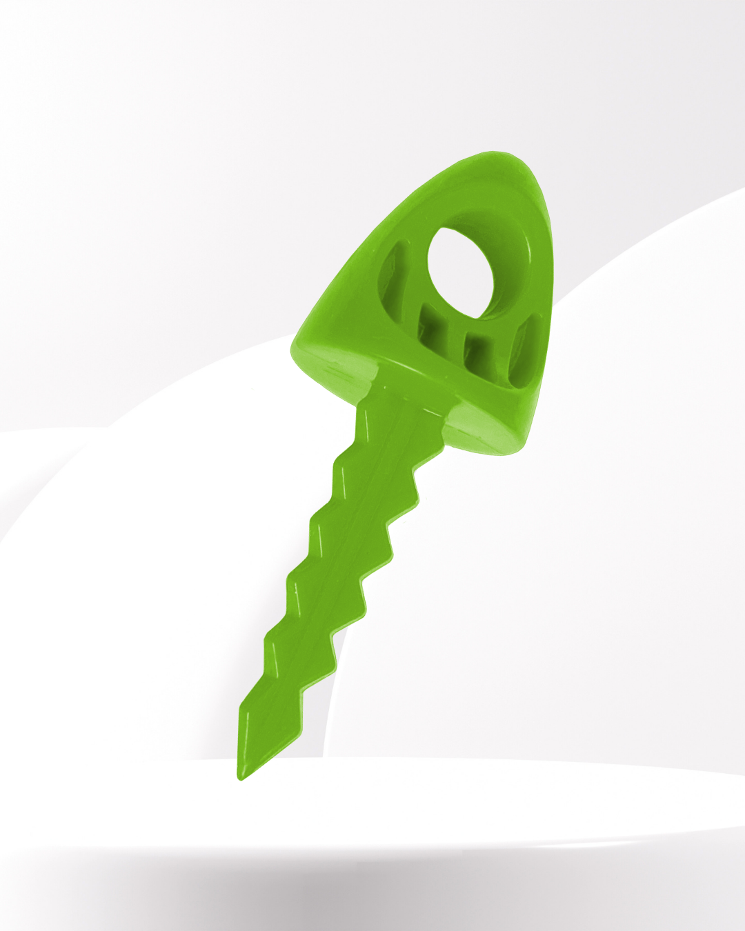 100 1-Inch Loose Bulk of TargetTacks® Lime Green