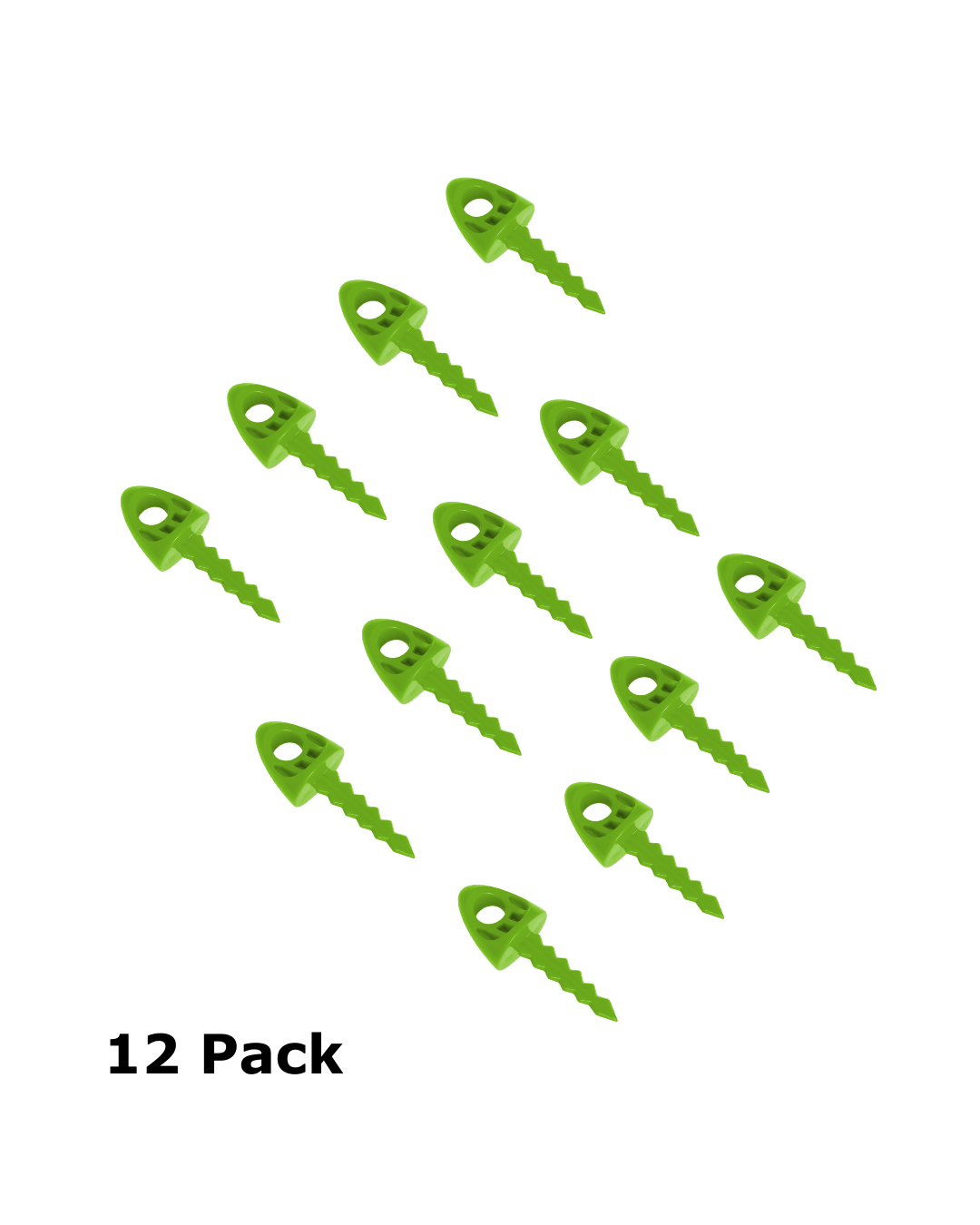 1-Inch 12-Pack of TargetTacks® Lime Green