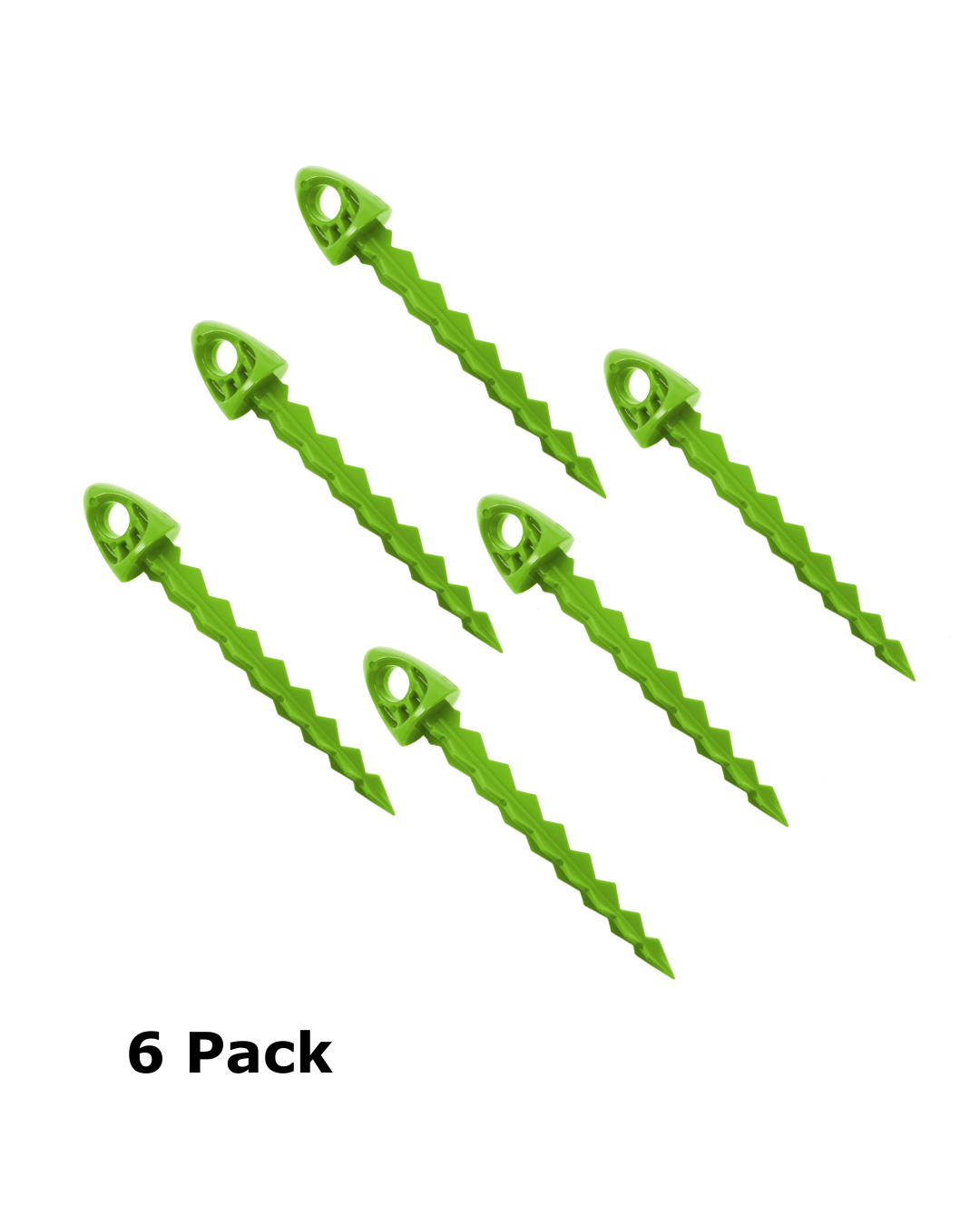 3-Inch 6-Pack of TargetTacks® Lime Green