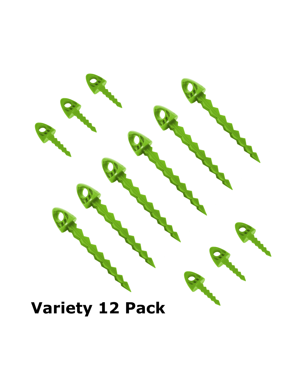 1-Inch and 3-Inch Variety 12-Pack of TargetTacks® Lime Green