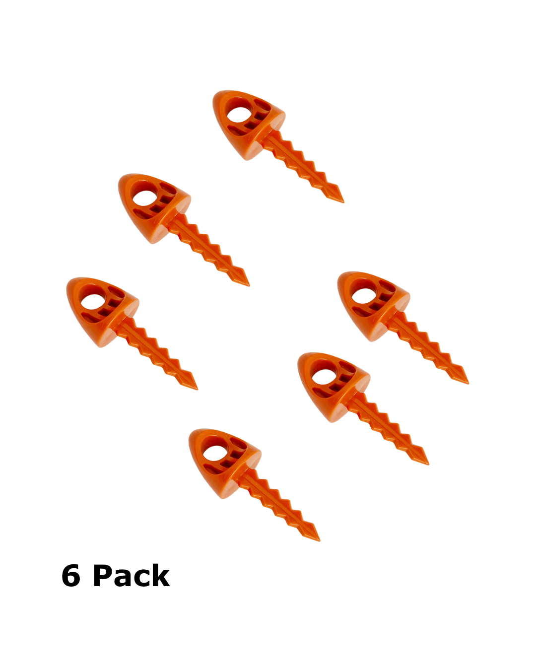 1-Inch 6-Pack of TargetTacks® Original Orange