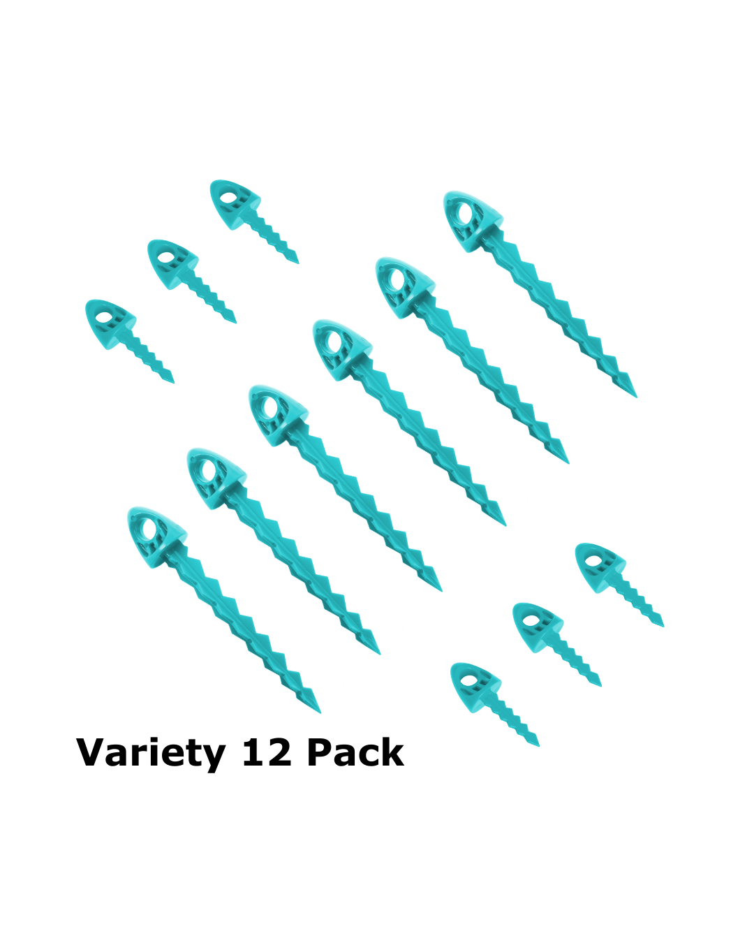 1-Inch and 3-Inch Variety 12-Pack of TargetTacks® Teal