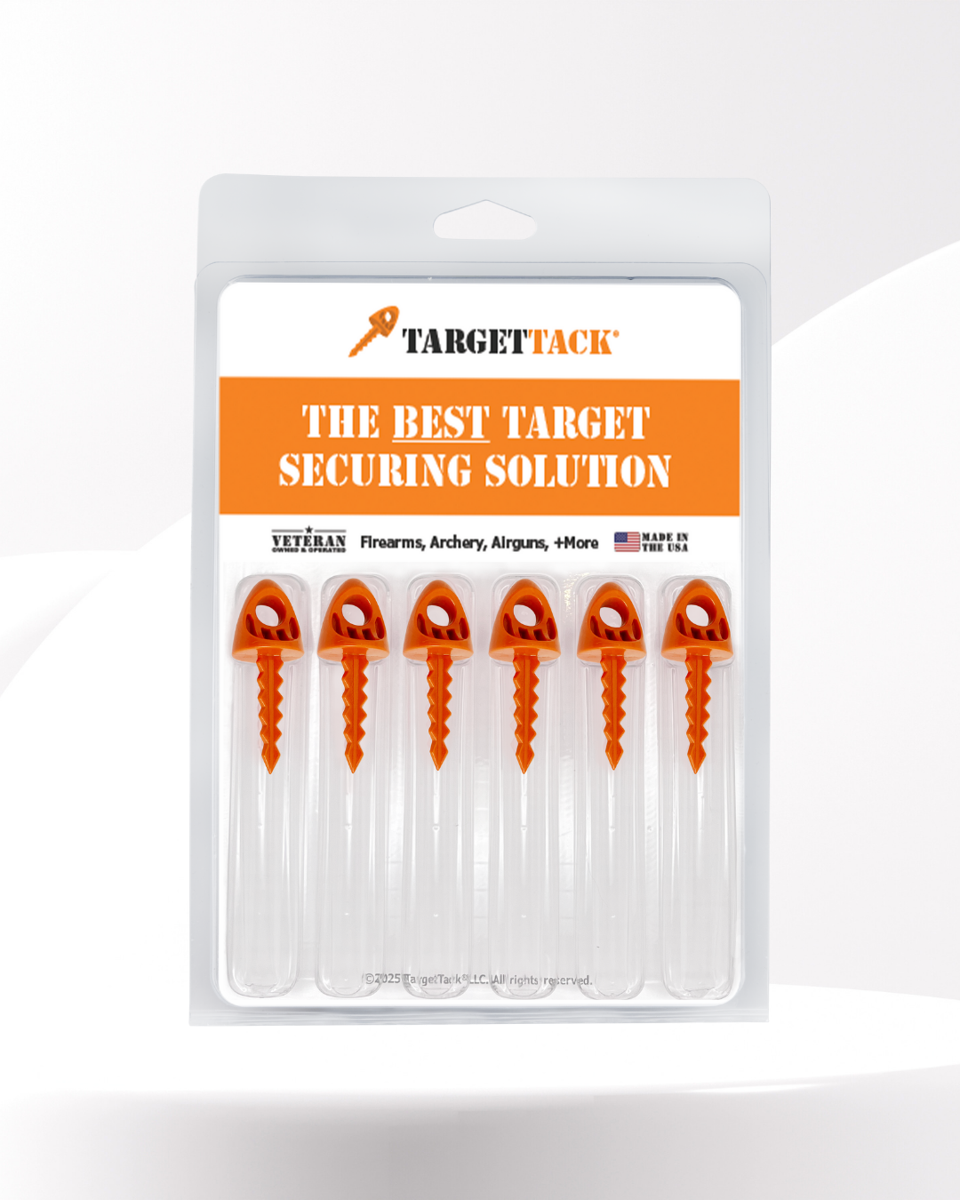 1-Inch 6-Pack of TargetTacks® Original Orange