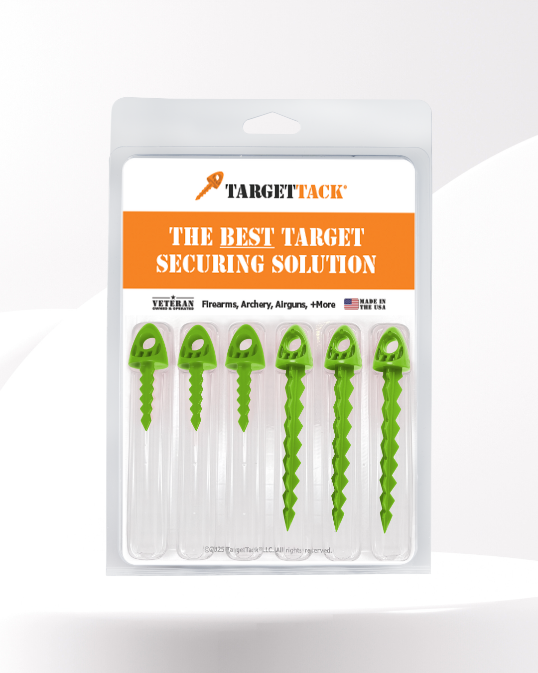 1-Inch and 3-Inch Variety 12-Pack of TargetTacks® Lime Green