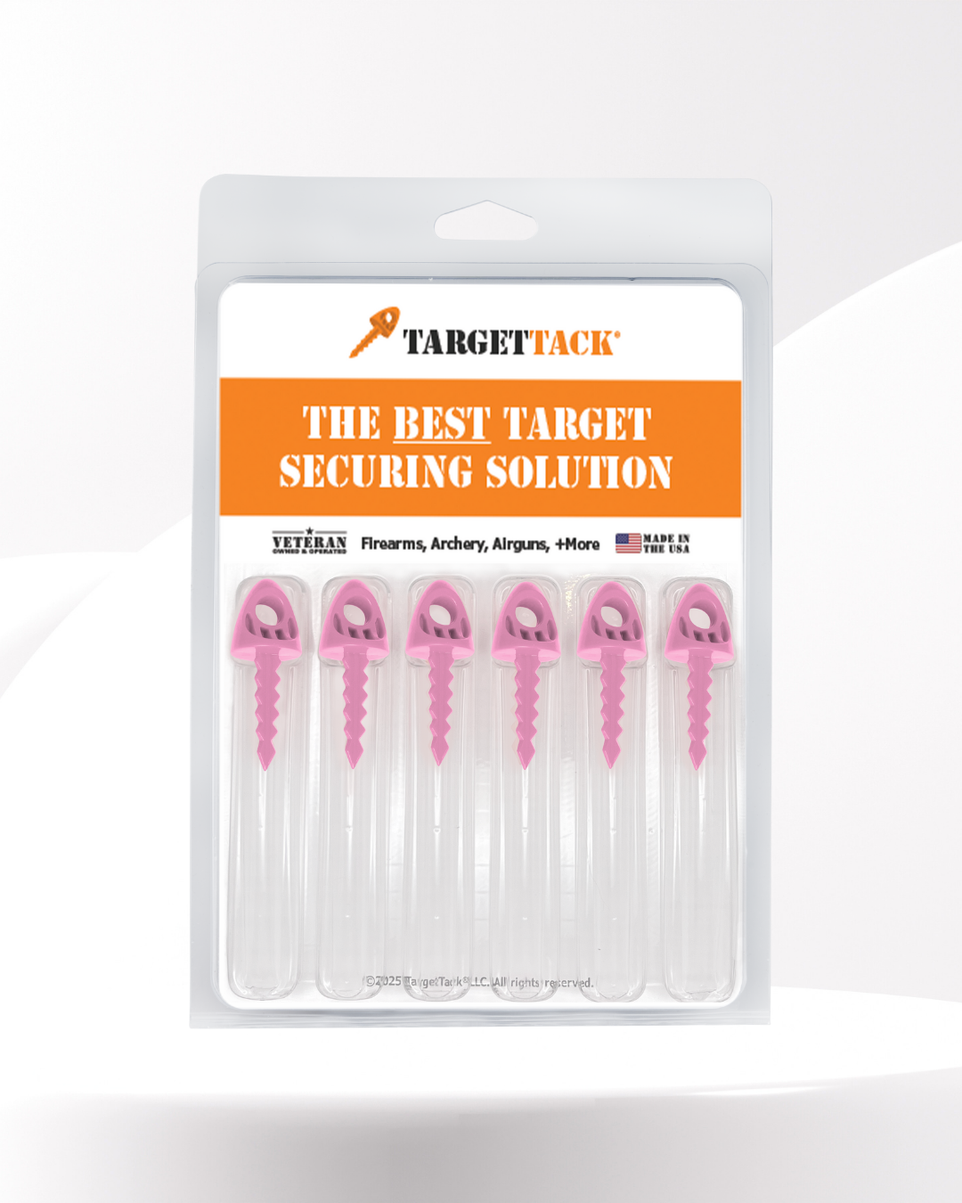 1-Inch 12-Pack of TargetTacks® Pink