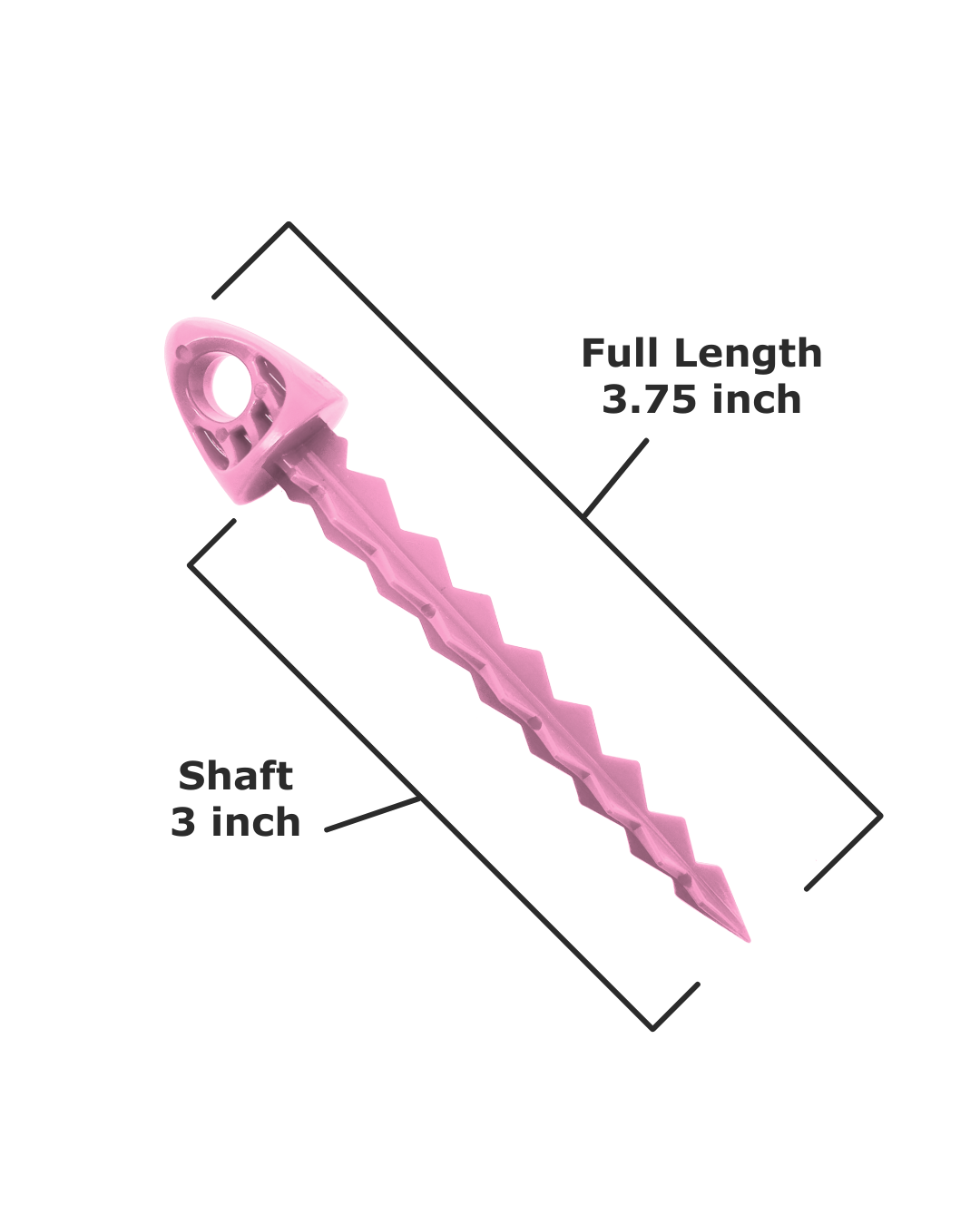 50 3-Inch Loose Bulk of TargetTacks® Pink