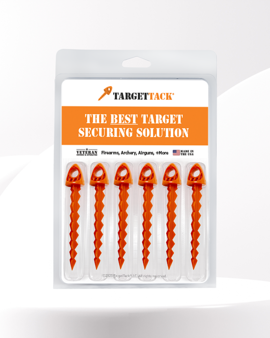 3-Inch 12-Pack of TargetTacks® Original Orange