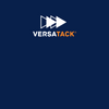 The VersaTack logo in white and orange, featuring a geometric design representing the serrated shaft of a VersaTack.