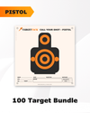 100 Pistol Training Target Bundle