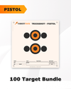 100 Pistol Training Target Bundle