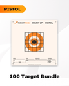 100 Pistol Training Target Bundle