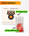 Precision Rifle Practice 10 Target Pack + TargetTack® 50 Qty 1-Inch Bulk Pouch Bundle