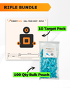 Precision Rifle Practice 10 Target Pack + TargetTack® 100 Qty 1-Inch Bulk Pouch Bundle