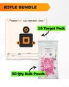 Precision Rifle Practice 10 Target Pack + TargetTack® 50 Qty 1-Inch Bulk Pouch Bundle