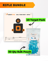 Precision Rifle Practice 10 Target Pack + TargetTack® 50 Qty 1-Inch Bulk Pouch Bundle