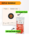 Precision Rifle Practice 10 Target Pack + TargetTack® 100 Qty 1-Inch Bulk Pouch Bundle