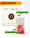 Precision Rifle Practice 10 Target Pack + TargetTack® 50 Qty 1-Inch Bulk Pouch Bundle