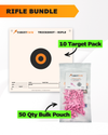 Precision Rifle Practice 10 Target Pack + TargetTack® 50 Qty 1-Inch Bulk Pouch Bundle
